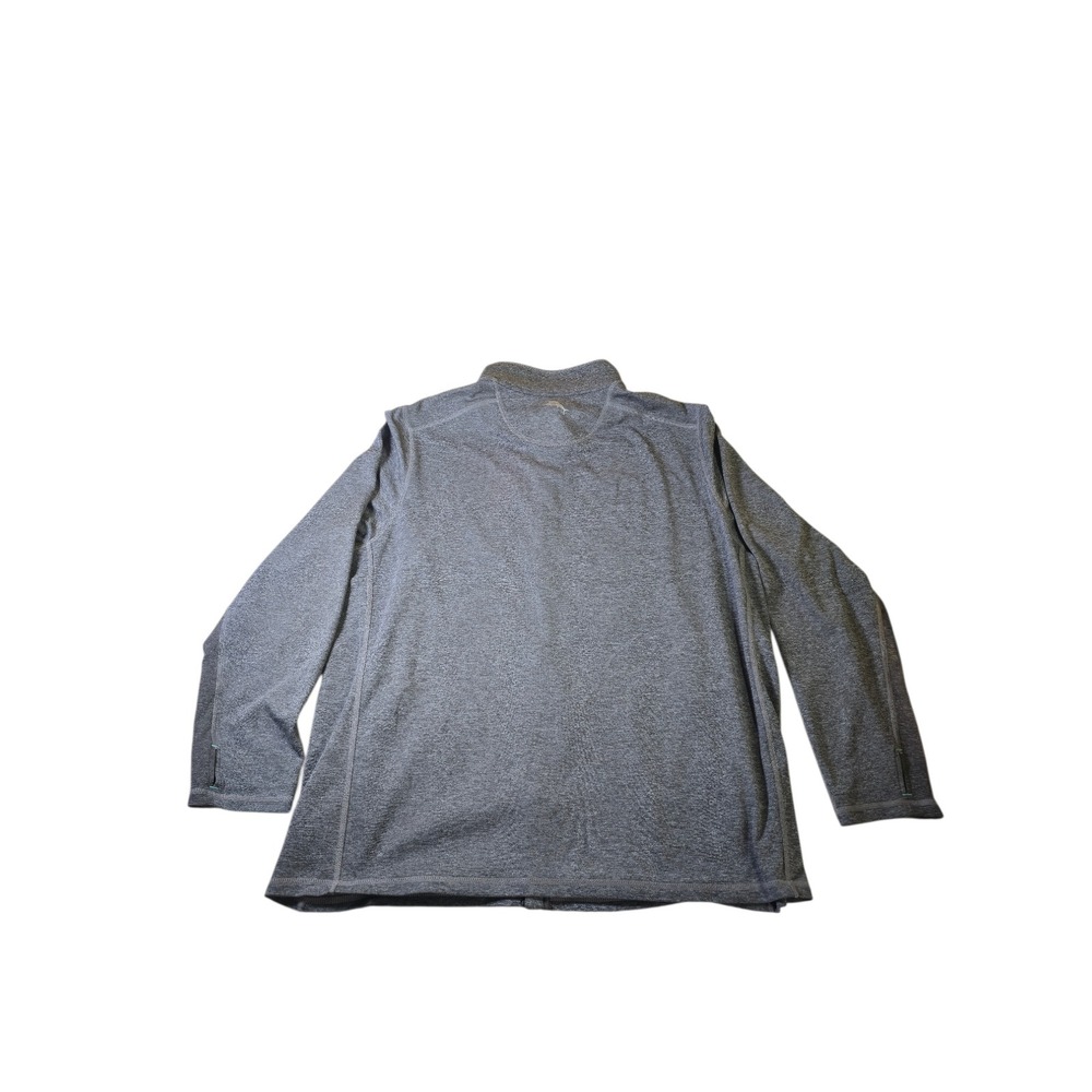 Tommy Bahama IslandZone Mens Full Zip Fleece Jacket Gray Heathered Large - Picture 6 of 7